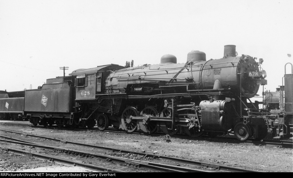 MILW 2-8-2 #628 - Milwaukee Road